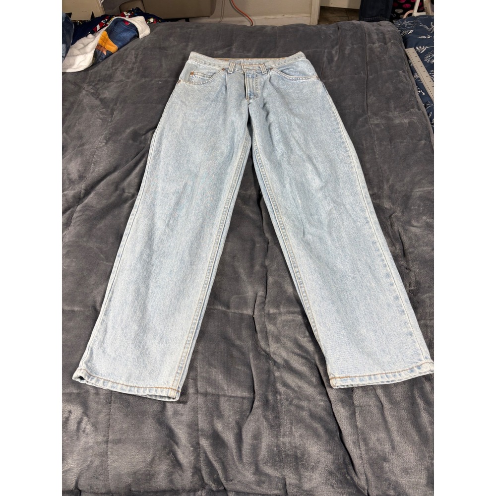 Levi Strauss & Co Mens 580 Jeans Light Wash W28‎ L30 Straight Leg Denim